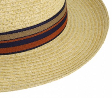 Letní crushable béžový fedora klobouk od Fiebig - Traveller Toyo