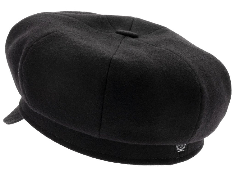 Zimní vlněná černá bekovka 8-panel od CTH Ericson - Joey Melton Blac