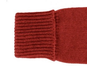 Dámské červené rukavice - Fiebig vlna a kašmír