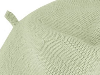 Bavlněný letní baret dámský - Flora - Světle zelený