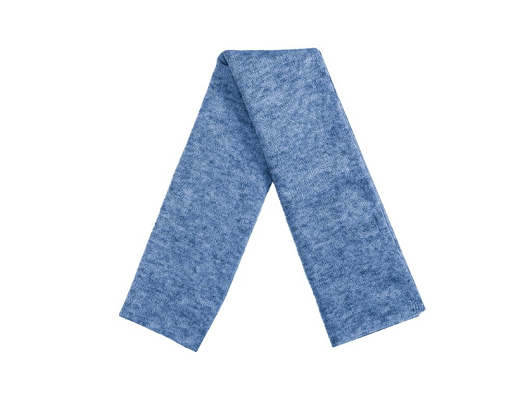 Modrá kašmírová šála Fiebig