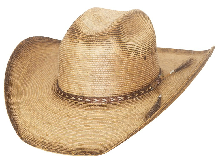 Westernový letní slaměný klobouk - TORNADO JUICE 15X