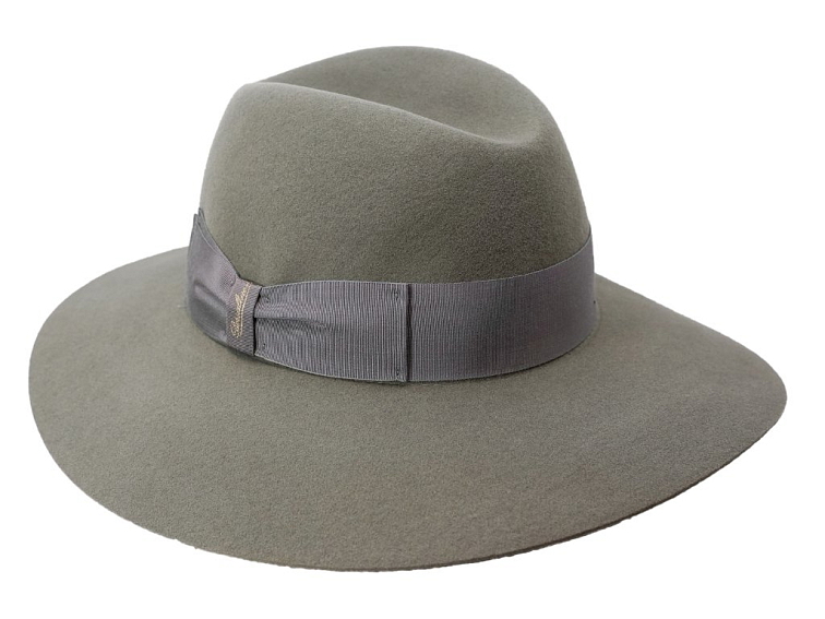 Dámský šedý klobouk Borsalino - Claudette