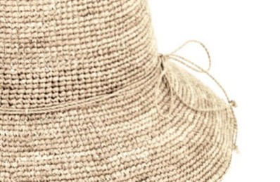 Dámský letní nemačkavý slaměný klobouk Cloche - Crochet Cloche