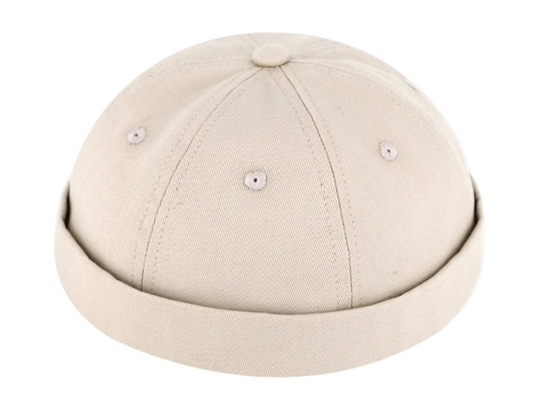 Bavlněná béžová čepice - Docker - Fiebig