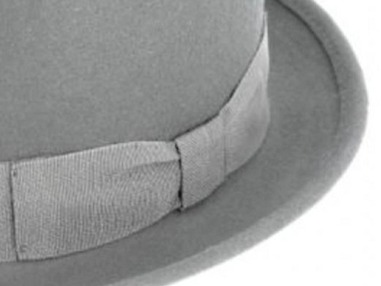 Šedá pánská buřinka - klobouk Melone