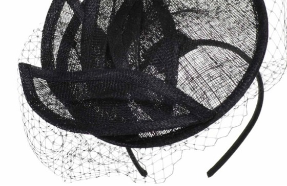 Fascinátor - černý