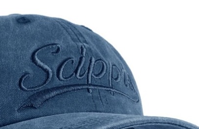 Australská modrá kšiltovka z seprané bavlny - SCIPPIS CAP