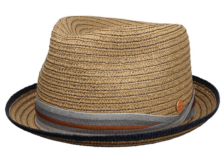 Béžový letní klobouk Trilby - Mayser Samu