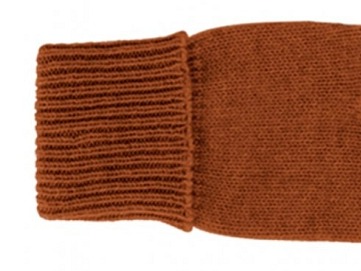 Dámské skořicové rukavice - Fiebig vlna a kašmír