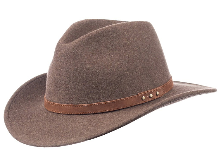 Australský hnědý klobouk vlněný - BULMAN