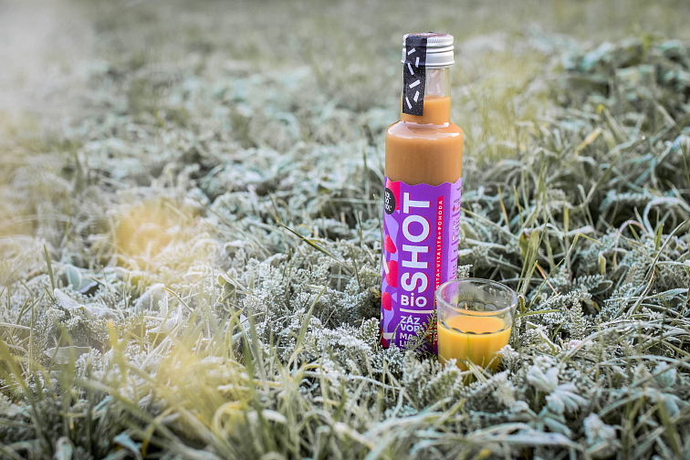 Bio Shot zázvor a malina 0,25l bio