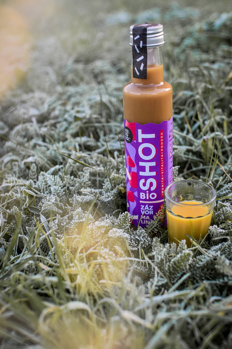 Bio Shot zázvor a malina 0,25l bio