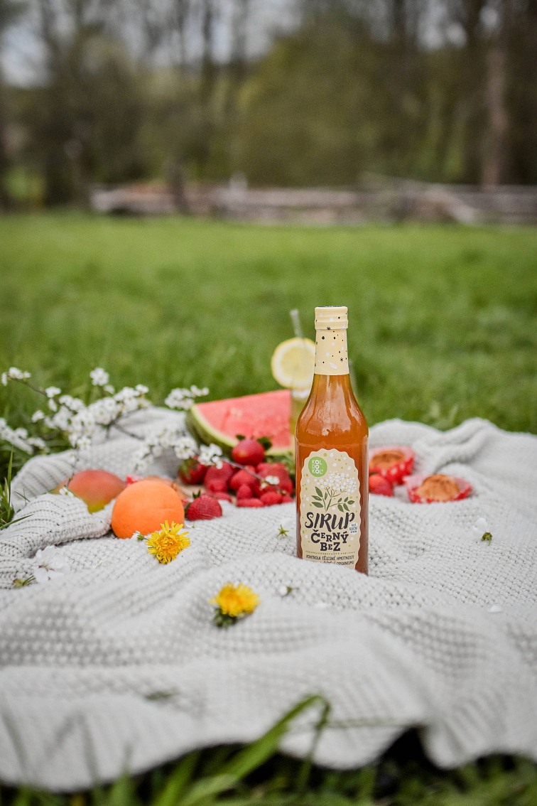 Černý bez sirup 500 ml