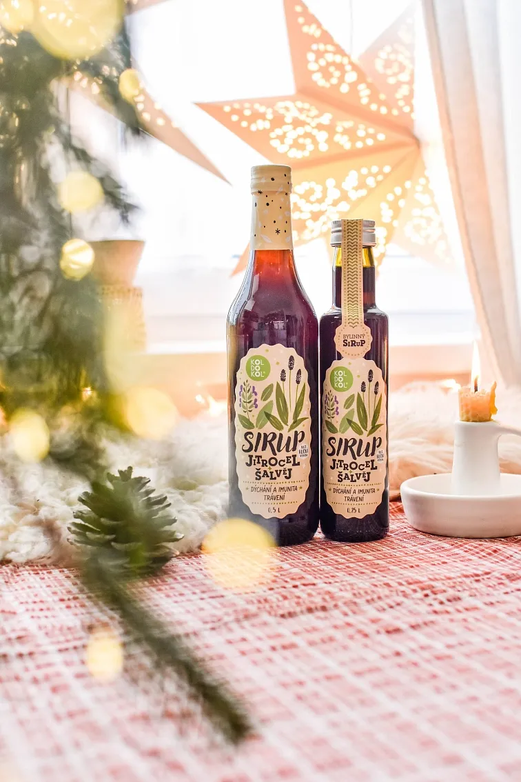 Jitrocel a šalvěj sirup 250 ml