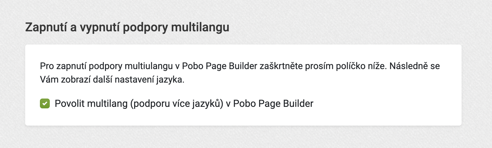 Novinka v Pobo Page Builder - multijazyčnost popisků s automatickými překlady DeepL