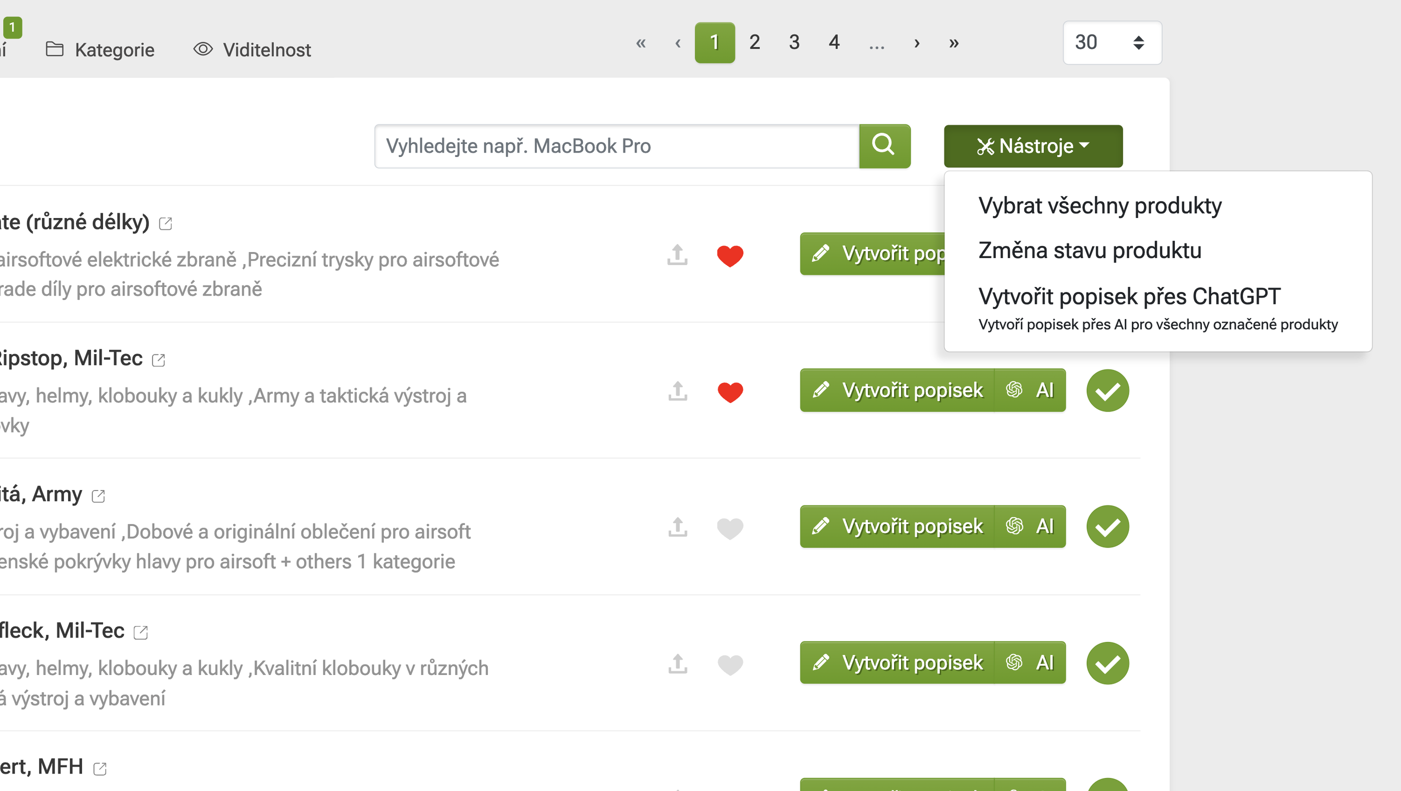Generating labels using AI
