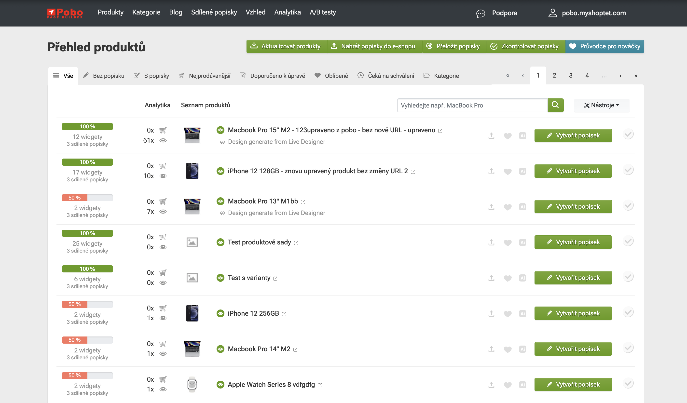 Pobo Page Builder pro firmy