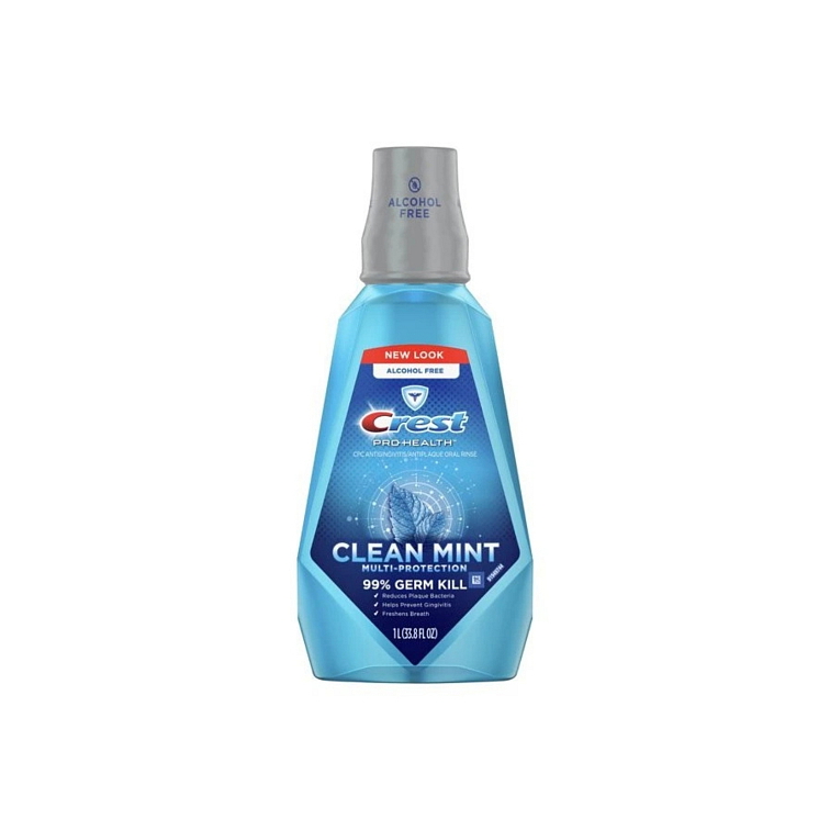 Crest Ústní Voda - Clean Mint Multi Protection 1l