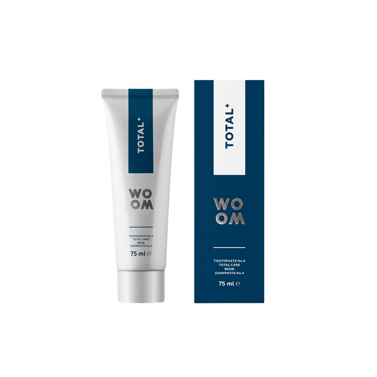 Bělicí zubní pasta WOOM TOTAL+ 75ml