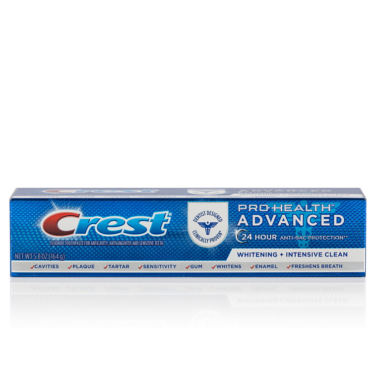 Produkty Crest rozdíly