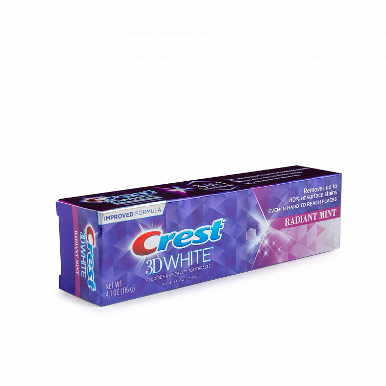 Bělící zubní pasta Crest 3D White Radiant Mint 3 pack - 3x110g