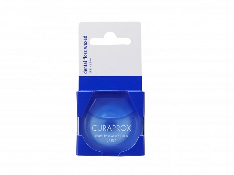 Curaprox DF 834 Zubní Nit Floss Mátová 50m