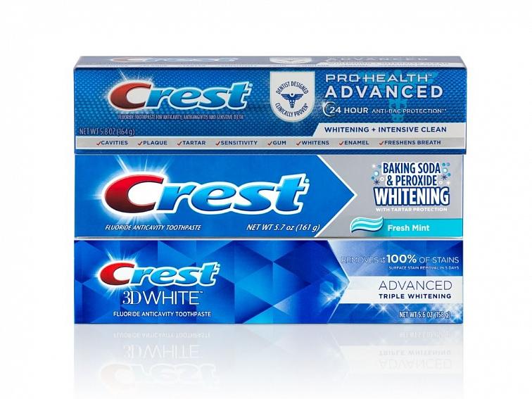 Bělící Pasty na Zuby Crest Akční Sada