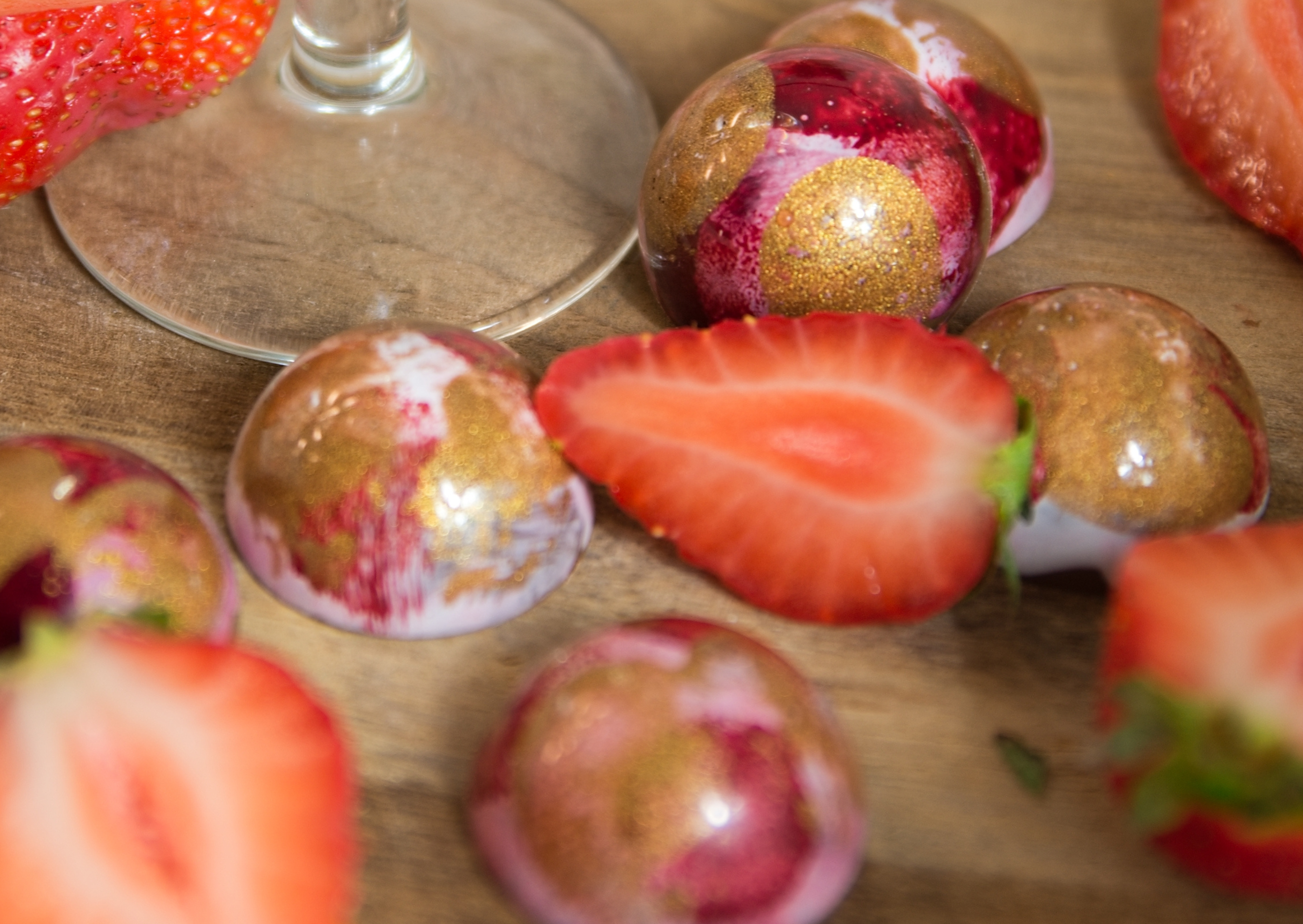 Šampaňské s jahodami