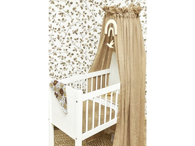 Nebesa nad postýlku - Taupe