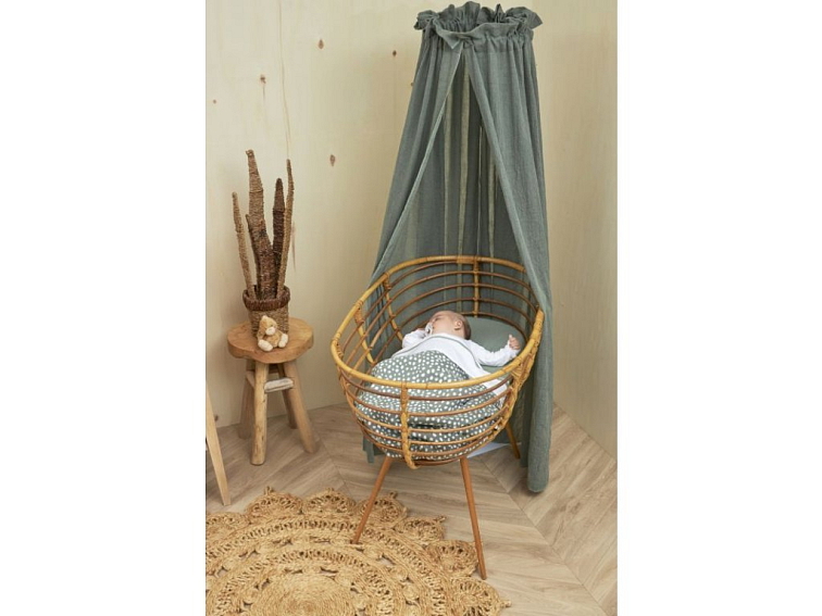 Nebesa nad postýlku - Forest green