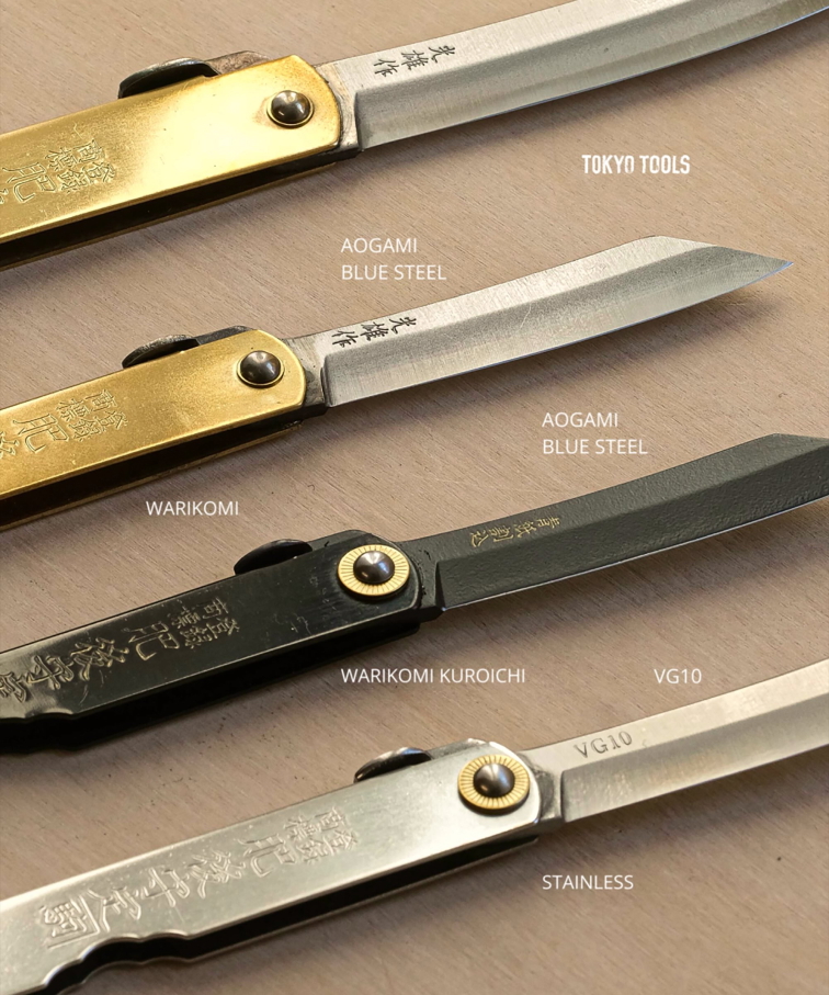 Japonský kapesní nůž Higonokami Black 100