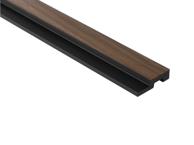 Pravé zakončenie lamely MEDIO, dub tmavý L0204RT