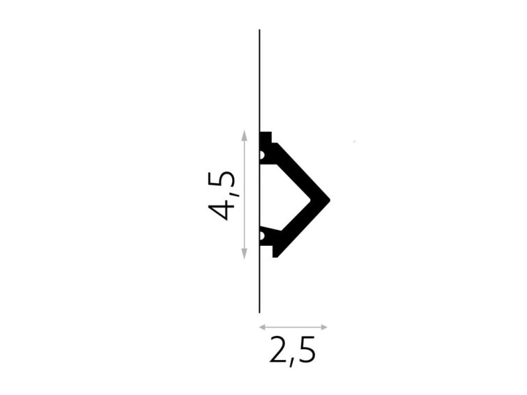 Dekoratívna lišta WP003A