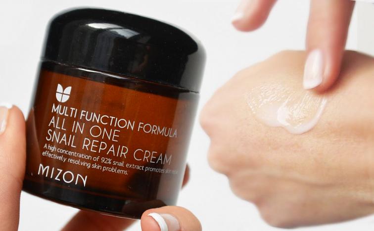 Mizon All In One Snail Repair Cream - výživný pleťový krém s hlemýždím extraktem