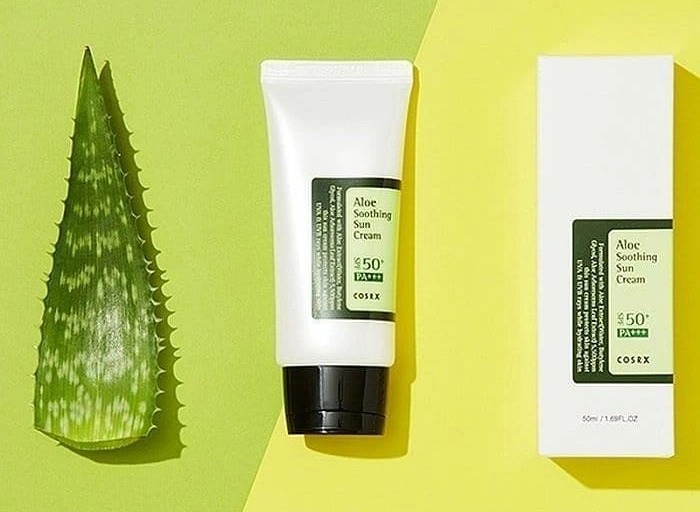 COSRX Aloe Soothing Sun Cream SPF50+/PA+++ - ochranný hydratační krém s Aloe Vera