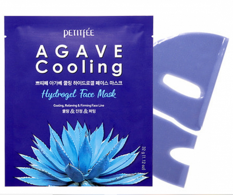 Petitfée Agave Cooling Hydrogel Face Mask - hydrogelová pleťová maska s Agáve