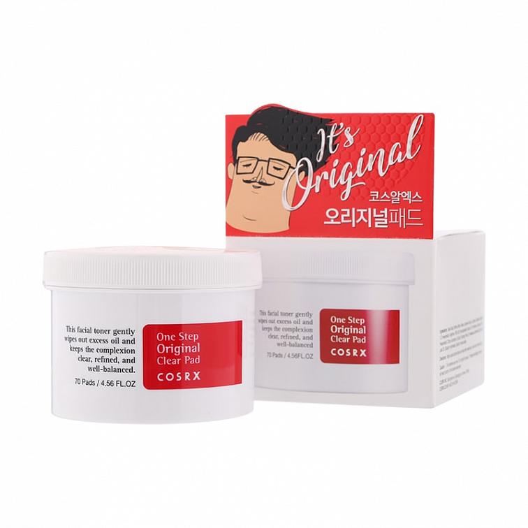 COSRX Original Clear Pad - čistící exfoliační tampónky
