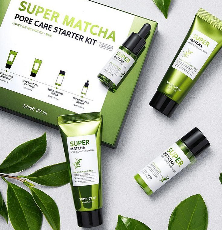 Some By Mi Super Matcha pore care Starter Kit - sada na zmenšení rozšířených pórů