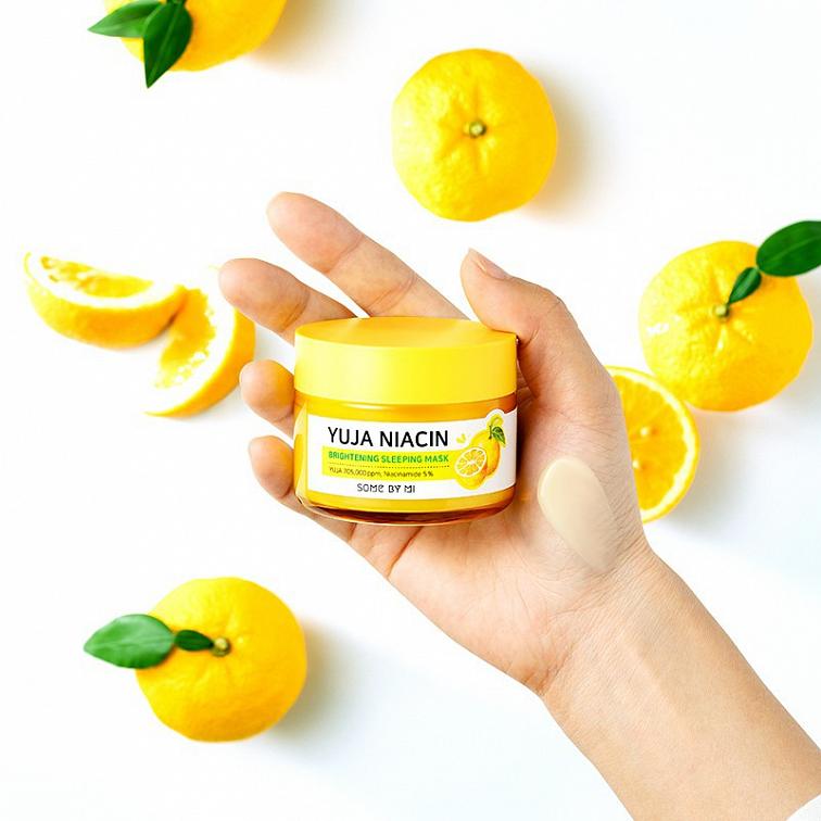 Some By Mi YUJA Niacin Brightening Sleeping mask - rozjasňující noční maska