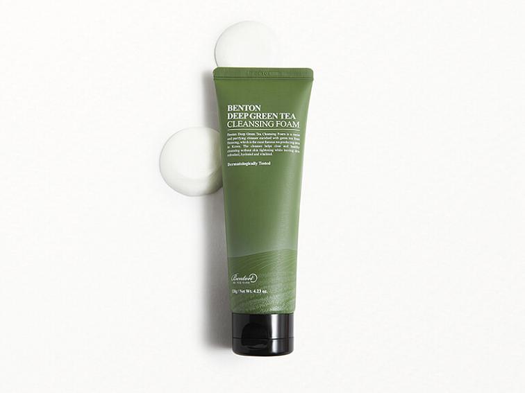 Benton Deep Green Tea Cleansing Foam - čistící pěna s extraktem ze Zeleného čaje