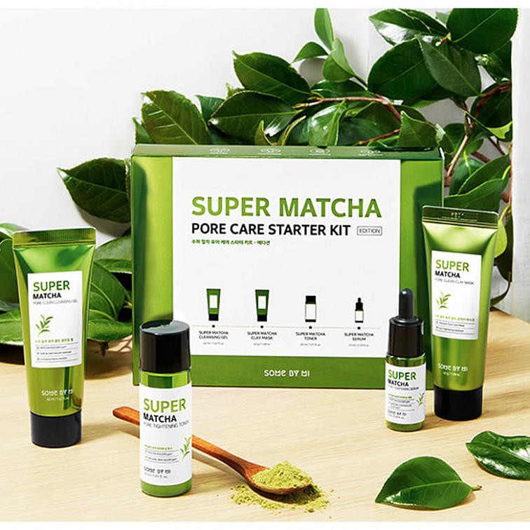 Some By Mi Super Matcha pore care Starter Kit - sada na zmenšení rozšířených pórů
