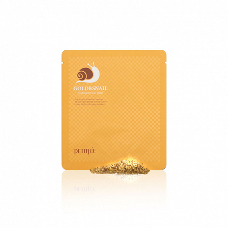 Petitfée Gold & Snail Hydrogel Mask - hydrogelová pleťová maska s filtrátem hlemýždího sekretu