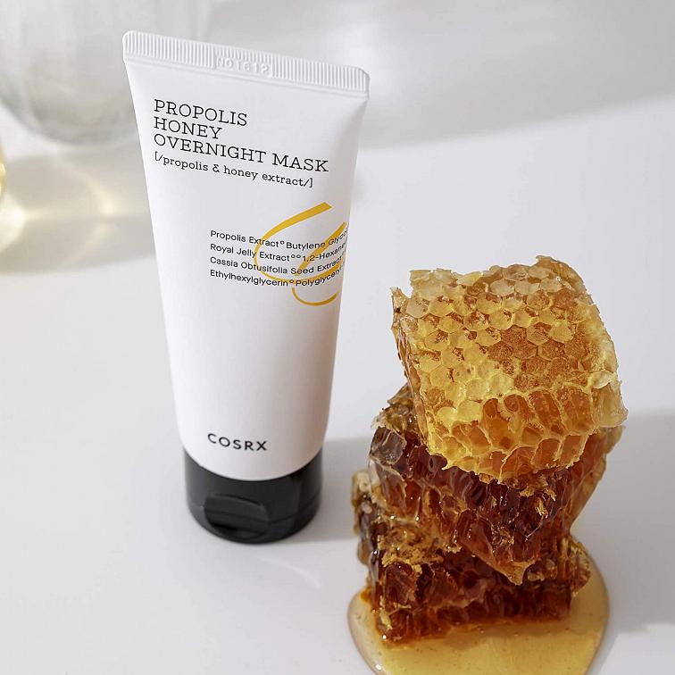 COSRX Propolis Honey overnight mask - noční vyživující maska s Propolisem a Medem