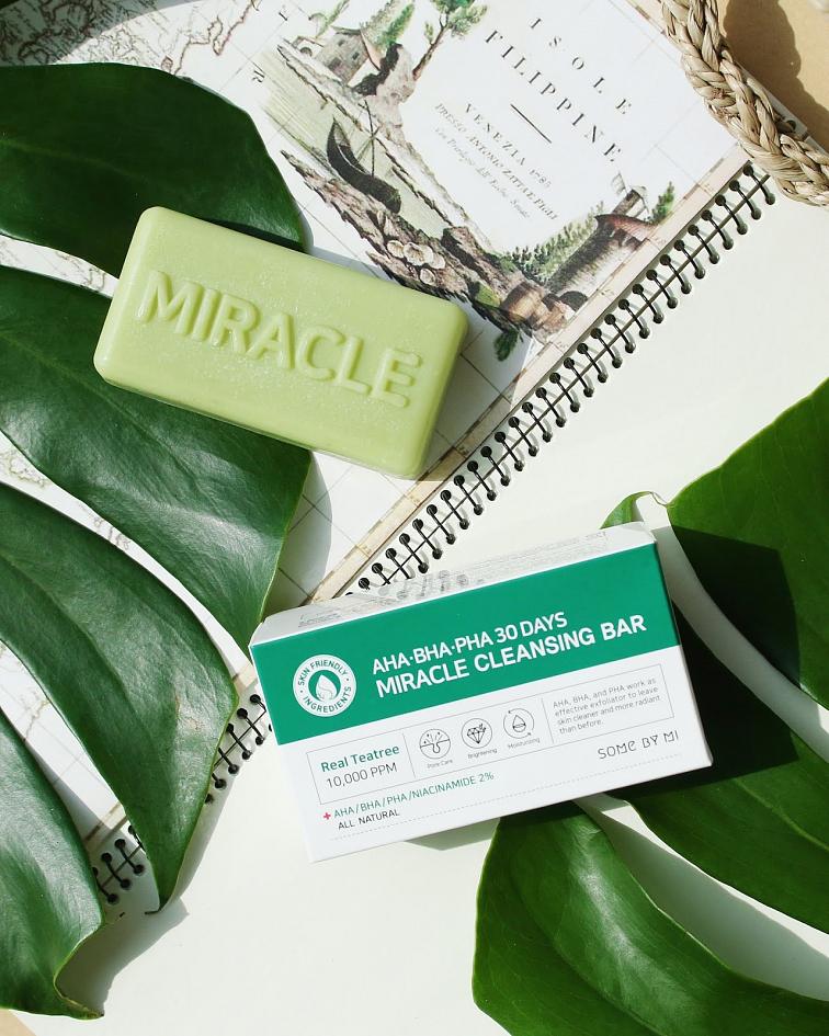 Some By Mi AHA BHA PHA 30 Days Miracle Cleansing Bar - čistící mýdlo na obličej s přírodními kyselinami