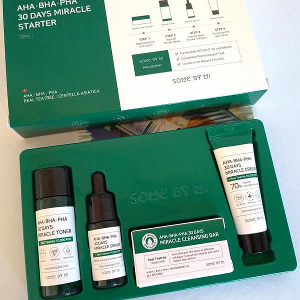 Some By Mi AHA BHA PHA 30 Days Miracle Starter Kit - 30-ti denní čtyř-kroková sada pro problematickou pleť