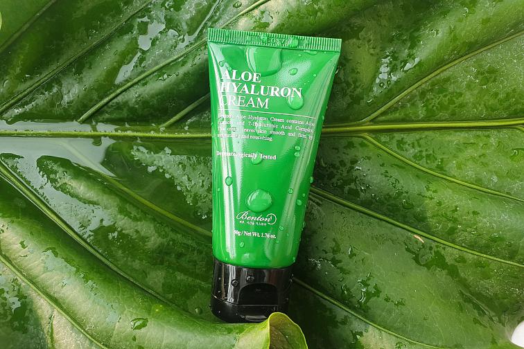 Benton Aloe Hyaluron Cream- hydratační a zklidňující krém s kyselinou hyaluronovou