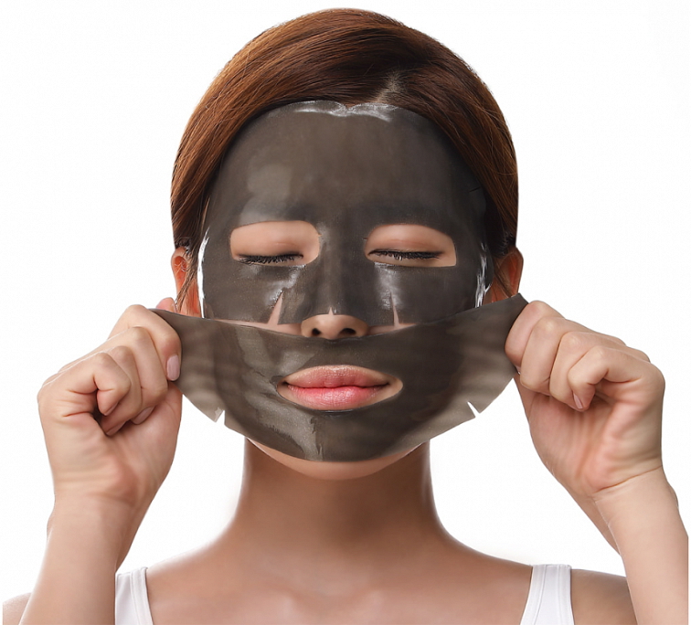 Petitfée Black Pearl and Gold Hydrogel Mask Pack - hydrogelová pleťová maska