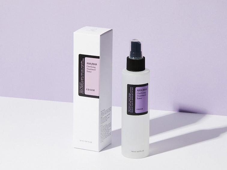 COSRX AHA/BHA Clarifying Treatment Toner - pleťové tonikum s přírodními kyselinami AHA/BHA