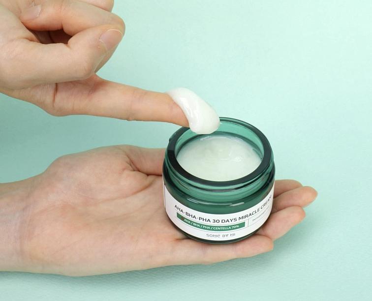 Some By Mi AHA BHA PHA 30 Days Miracle cream - pleťový krém s AHA BHA PHA kyselinami